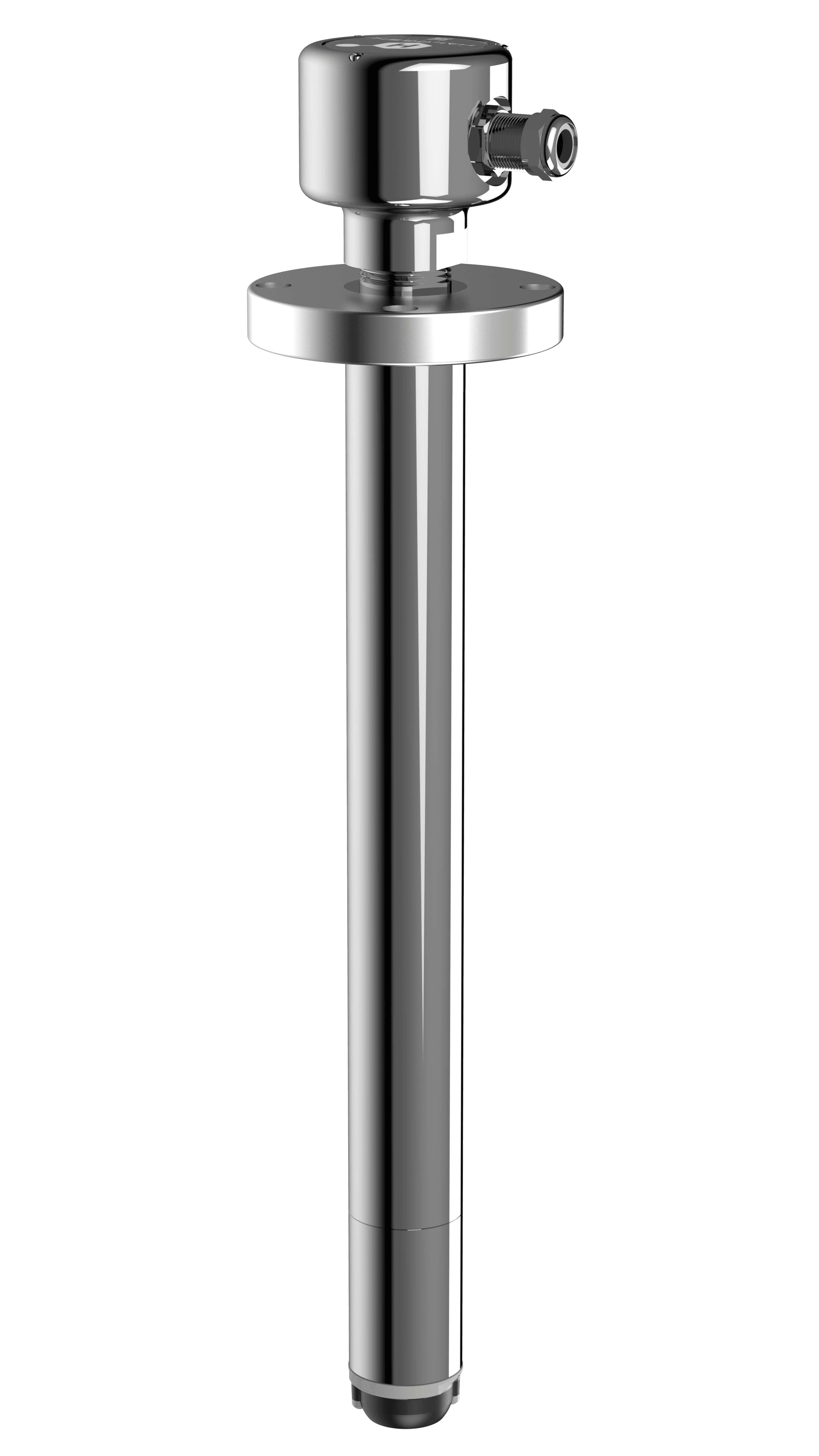Halogen WT titanium sensor with flange and long insertion probe