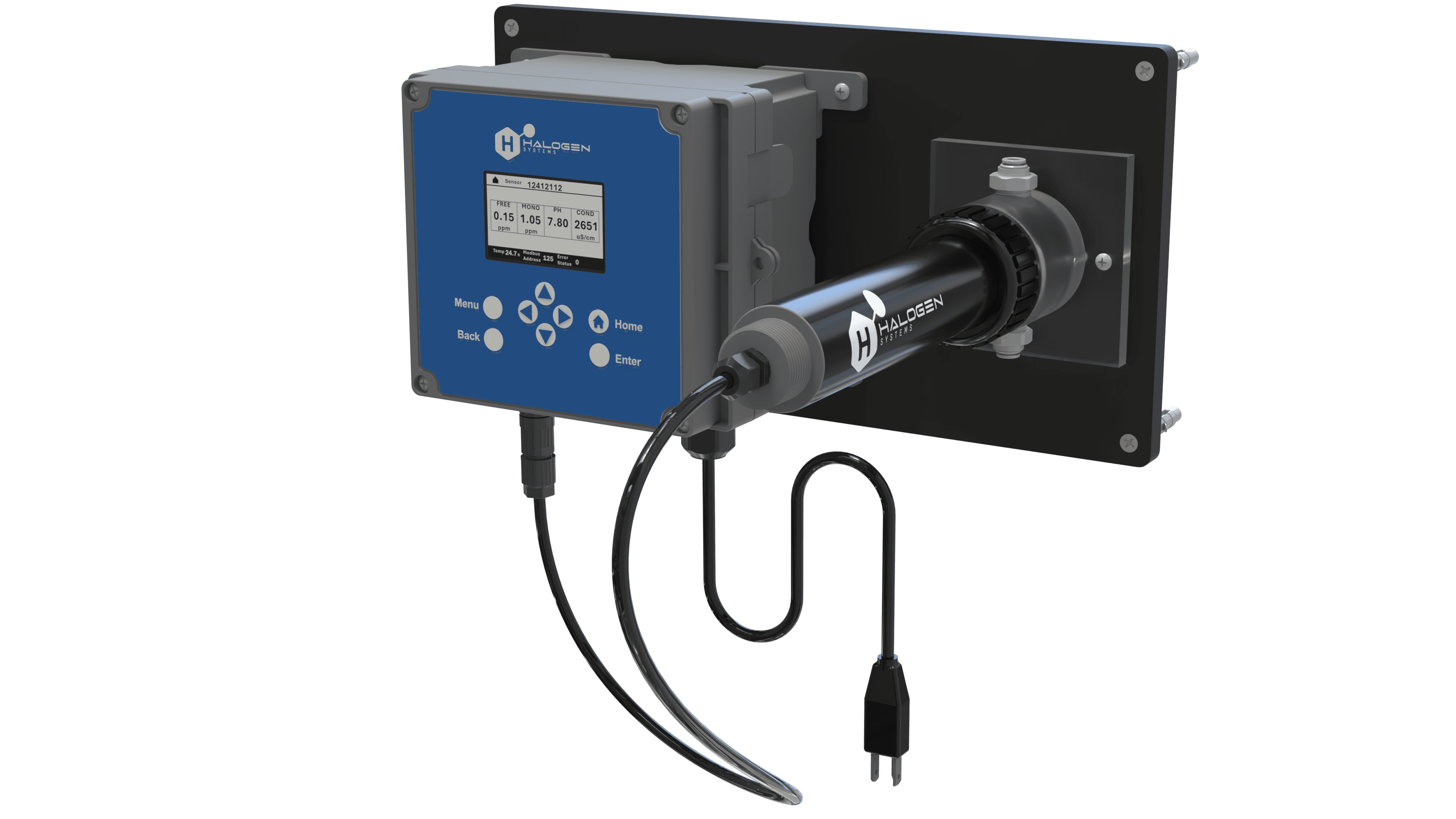 Halogen D20 Controller with MP Sensor — deployed across water systems worldwide